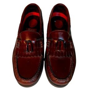 GH Bass Weejuns Loafer Kilt Tassle  Henry II Mens Size 13 Oxblood